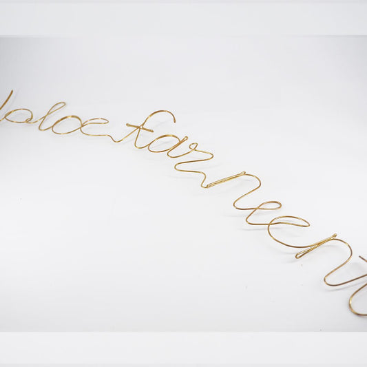 Scritta lineare dolce far niente