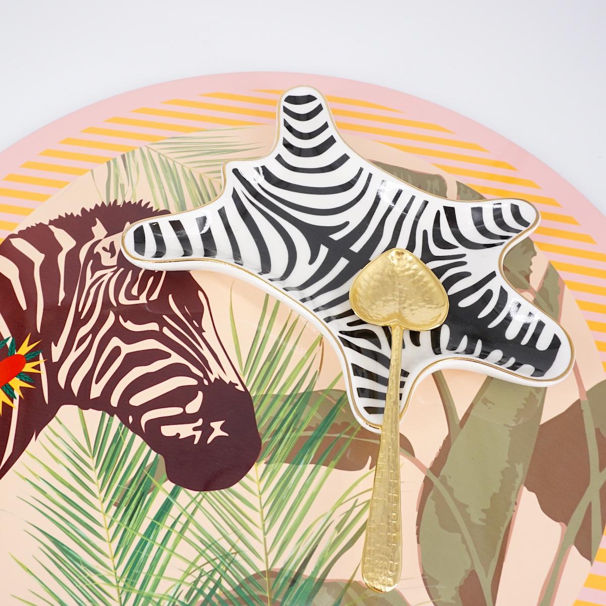 Piattino pelle di ZEBRA
