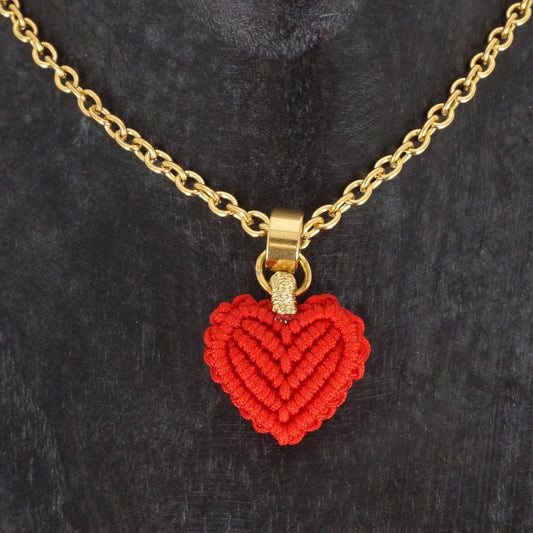 Collana CUORE 3D rosso COLLANA CUORE 3D ROSSO NOMADEA 