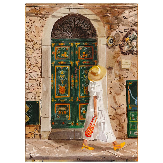 Stampa digitale Walk in Taormina 20X30 CM STAMPA DIGITALE 20X30 WALK IN TAORMINA EKATERINA ZAGORSKA 