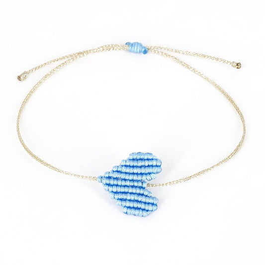 Bracciale CUORE celeste BRACCIALE CUORE CELESTE NOMADEA 