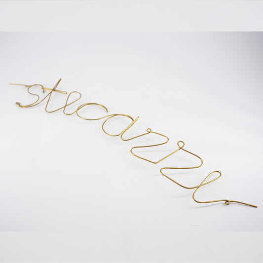 Scritta lineare sticazzi