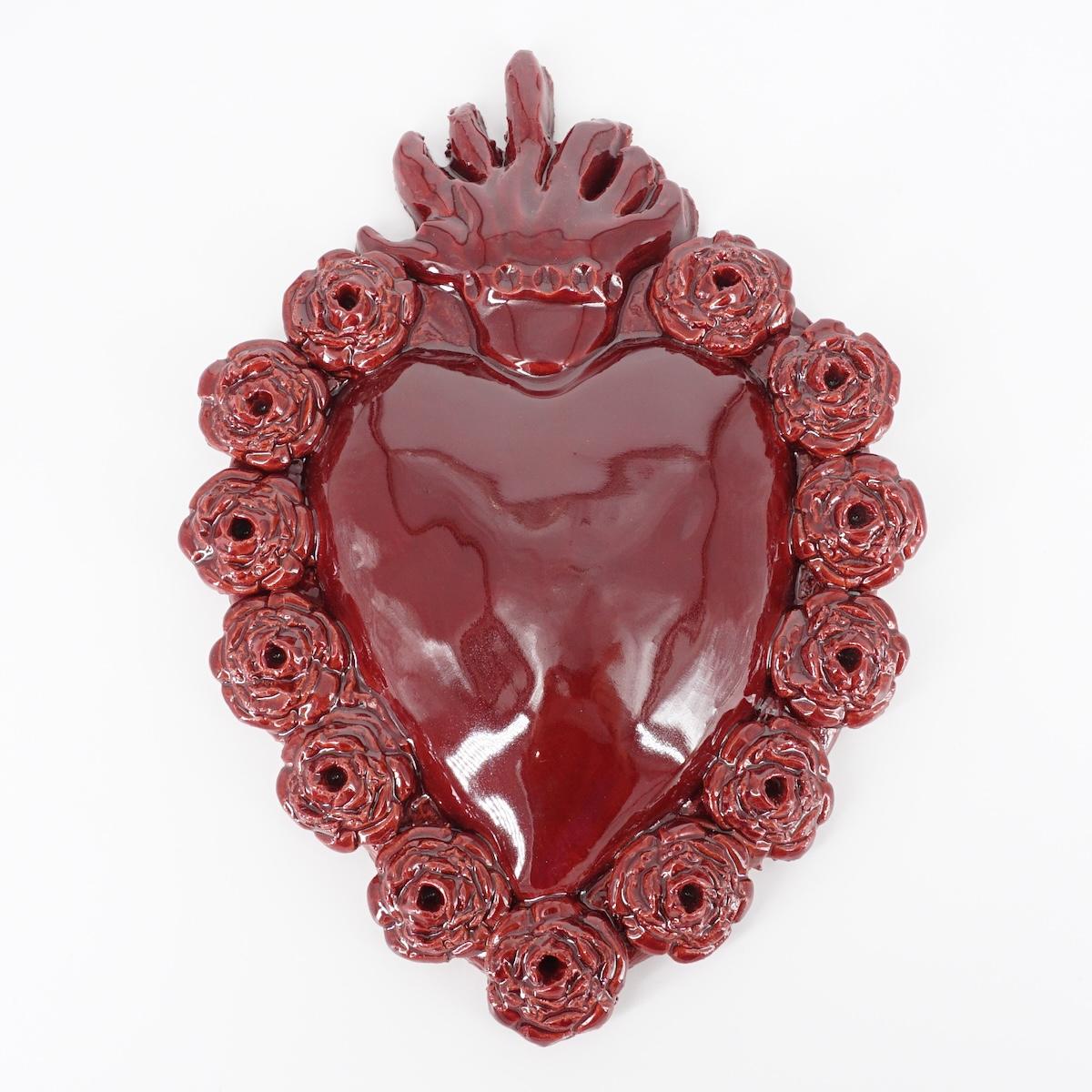 Exvoto large ROSE bordeaux EXVOTO LARGE ROSE BORDEAUX FRATANTONI 
