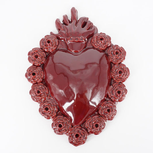 Exvoto large ROSE bordeaux EXVOTO LARGE ROSE BORDEAUX FRATANTONI 
