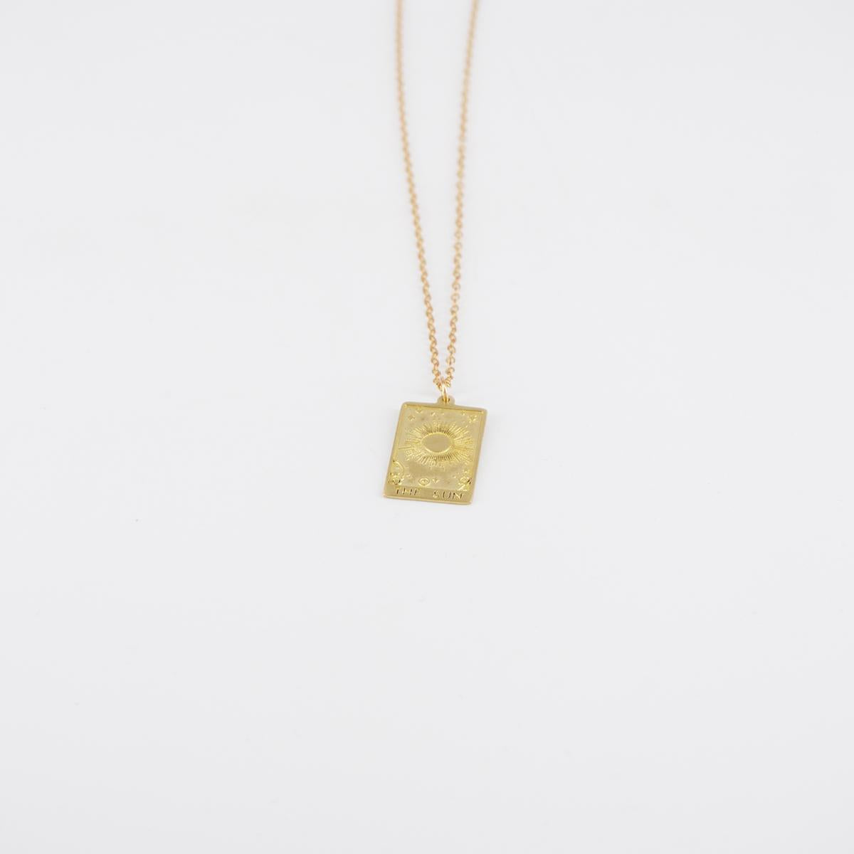 THE SUN Tarot Necklace