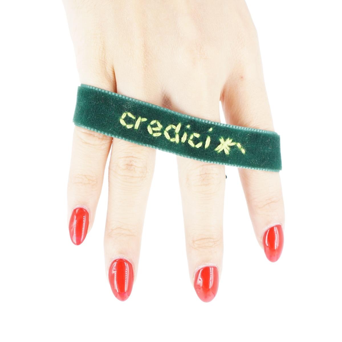 Bracciale in velluto CREDICI BRACCIALE VELLUTO CREDICI NOMADEA 