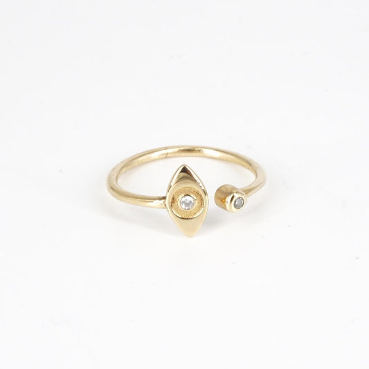White eye ring