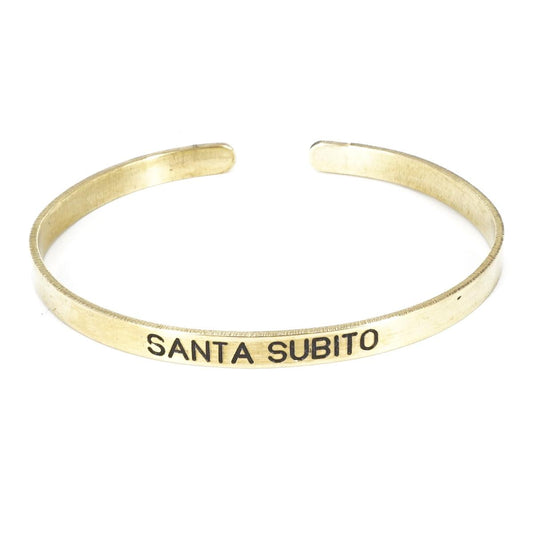 Bracciale fascia super sottile SANTA SUBITO BRACCIALE SUPER SOTTILE SANTA SUBITO BERC SOPHIE 