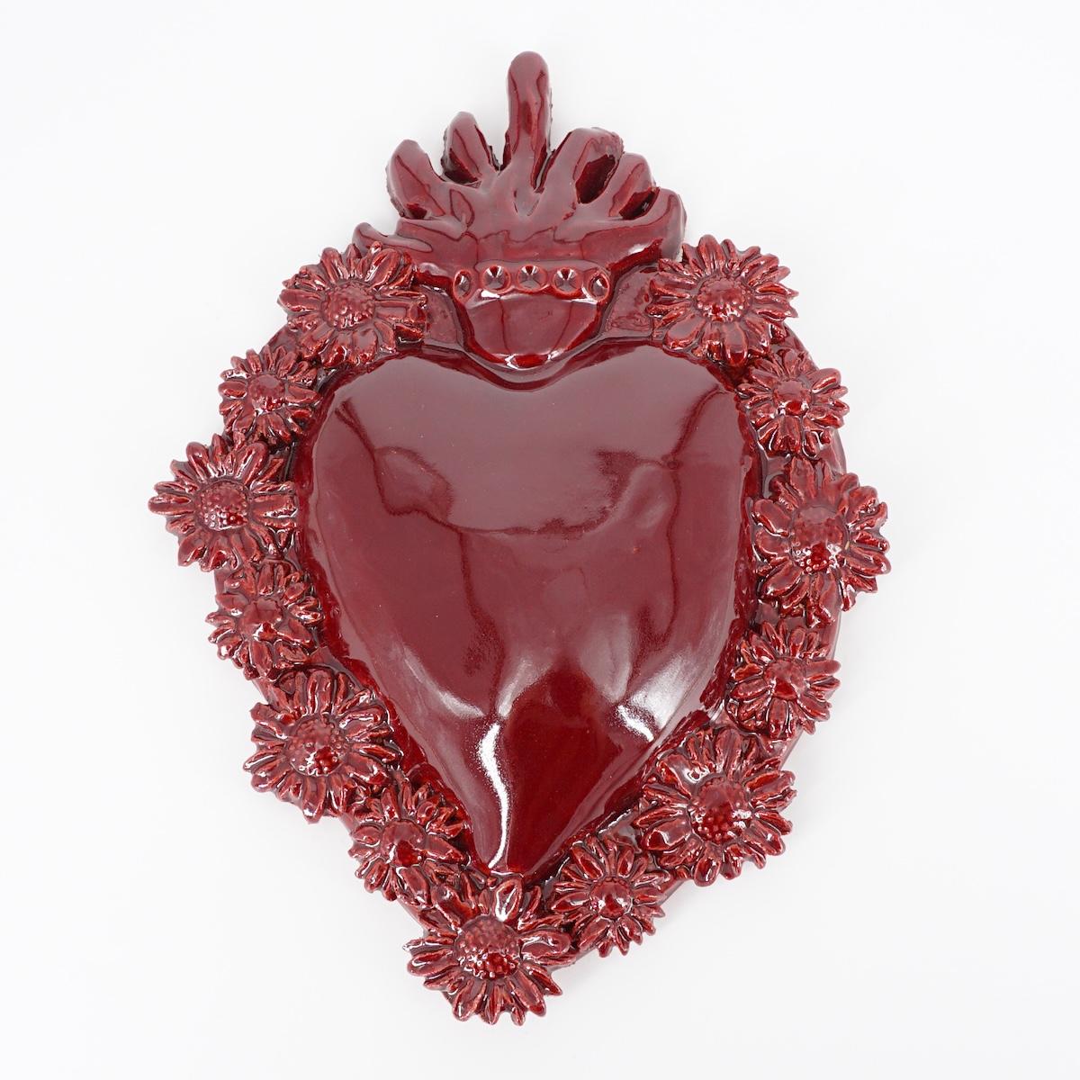 Exvoto large MARGHERITE bordeaux EXVOTO LARGE MARGHERITE BORDEAUX FRATANTONI 