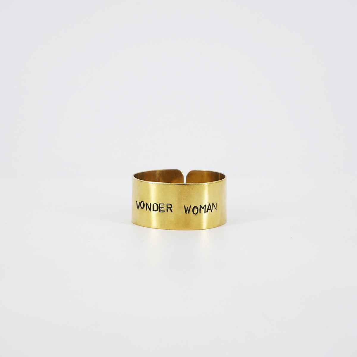 small wonder woman napkin ring