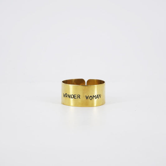 small wonder woman napkin ring