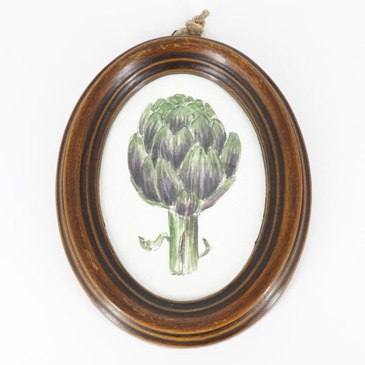 Quadretto CARCIOFO OVALE MARRONE CARCIOFO OVALE MARRONE  CATERINA BERTA 