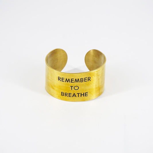 Bracciale fascia alta REMEMBER TO BREATHE
