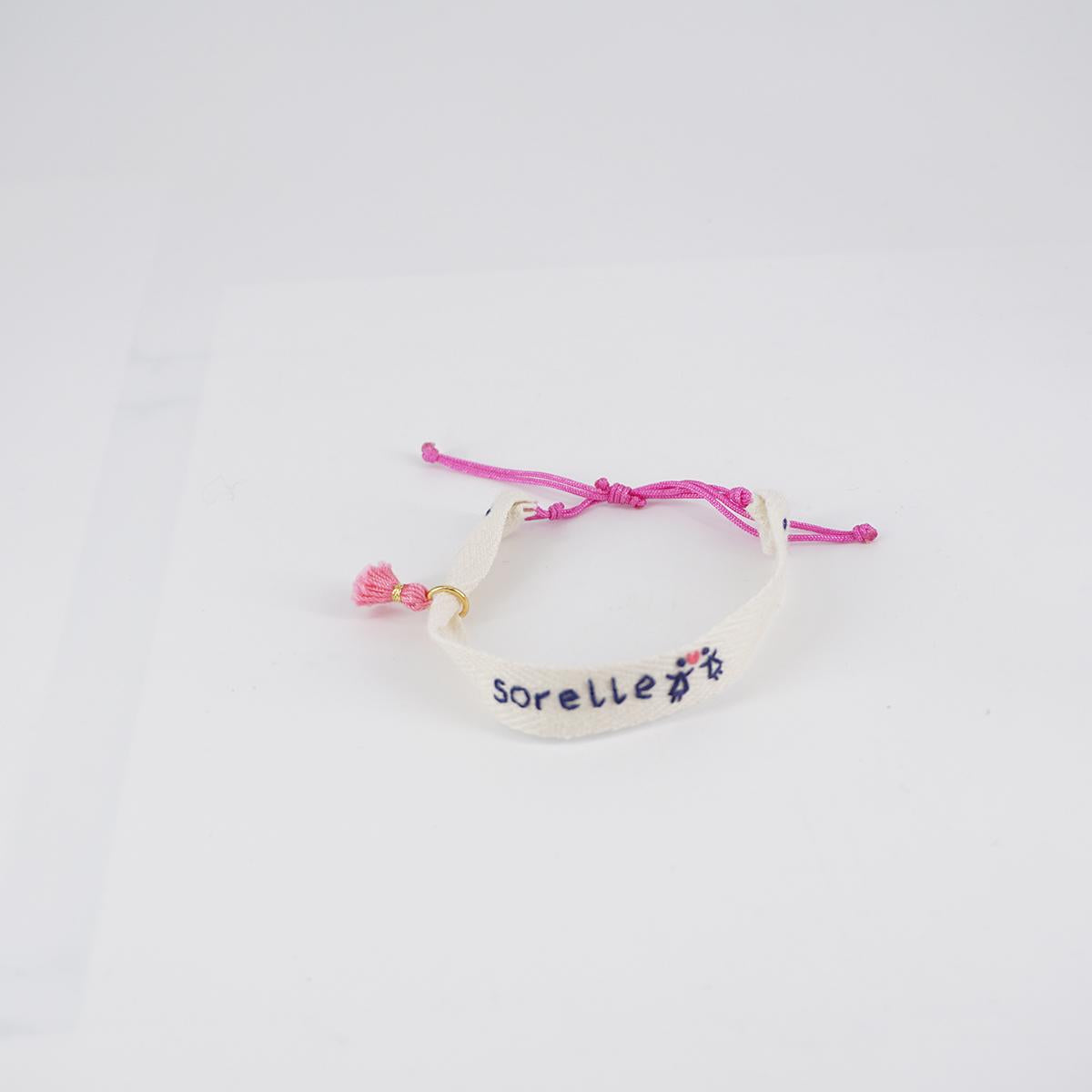 SISTERS tassel bracelet