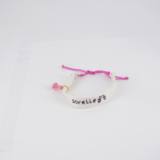 SISTERS tassel bracelet