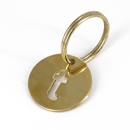 Portachiavi lettera medaglia T