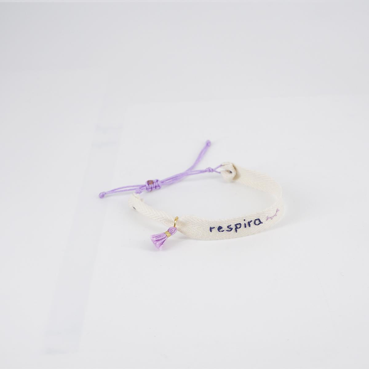 BREATHE tassel bracelet
