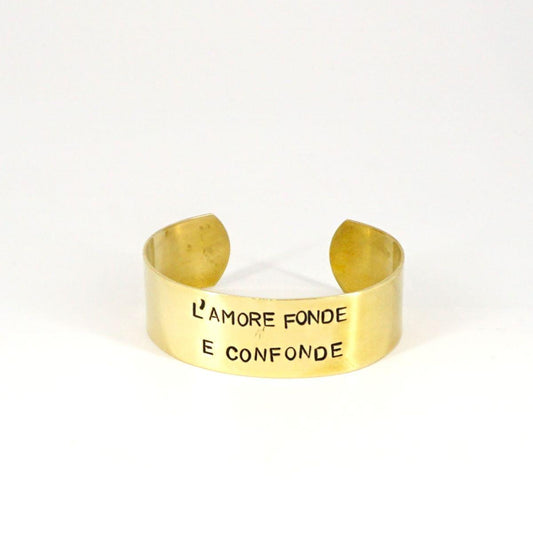 bracciale spesso l'amore fonde e.. BRACCIALE SPESSO LAMORE FONDE E..  Loti 