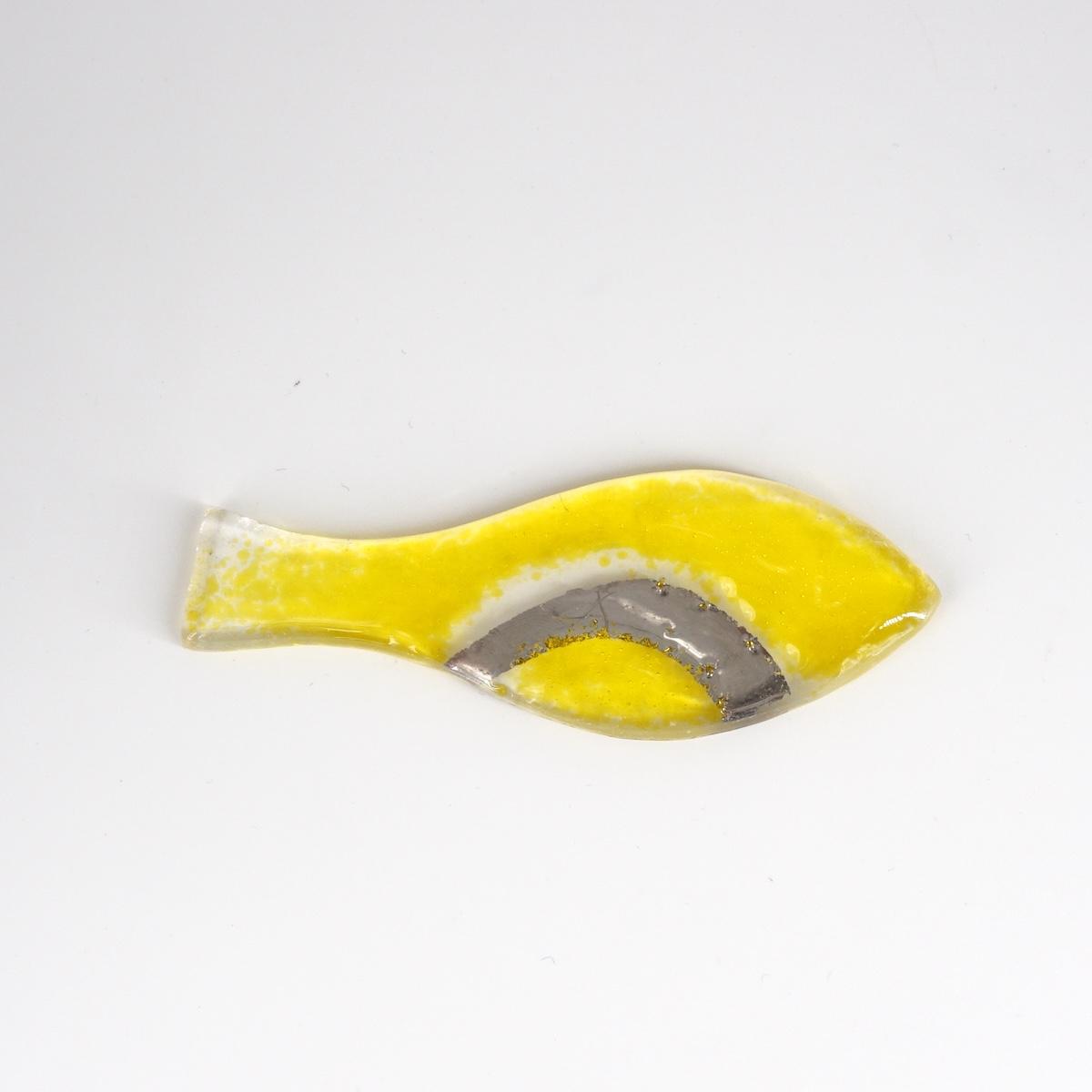 Poggiaposate PESCIOLINO giallo limone