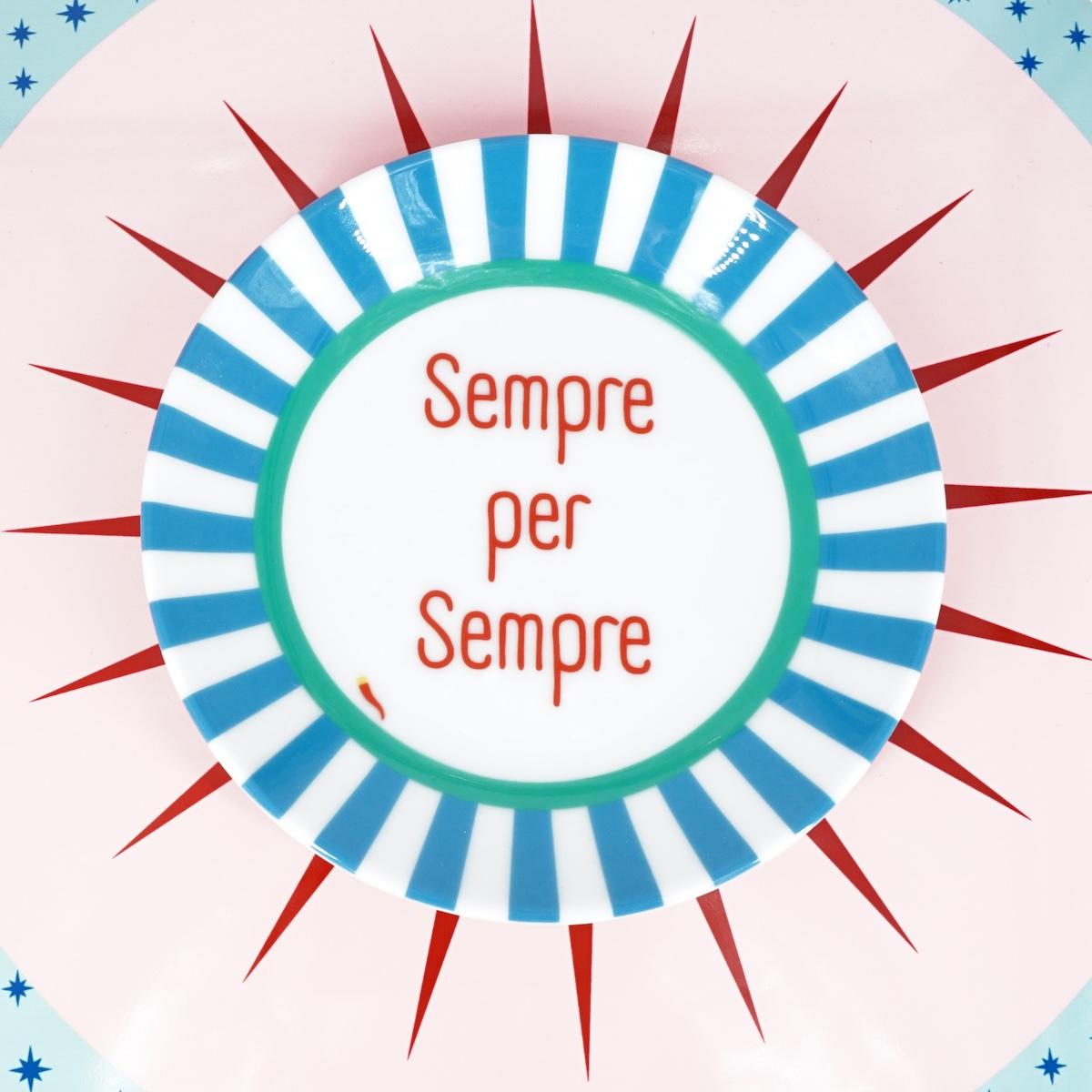 Piattino SEMPRE PER SEMPRE PIATTINO SEMPRE PER SEMPRE  Palermouno 