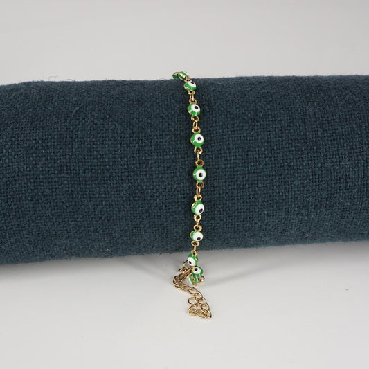 BRACCIALE OCCHIETTI SMALL VERDE