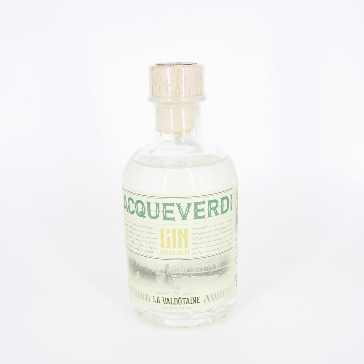 Bottiglia distillato GIN GIN 200ML  Valdotaine 