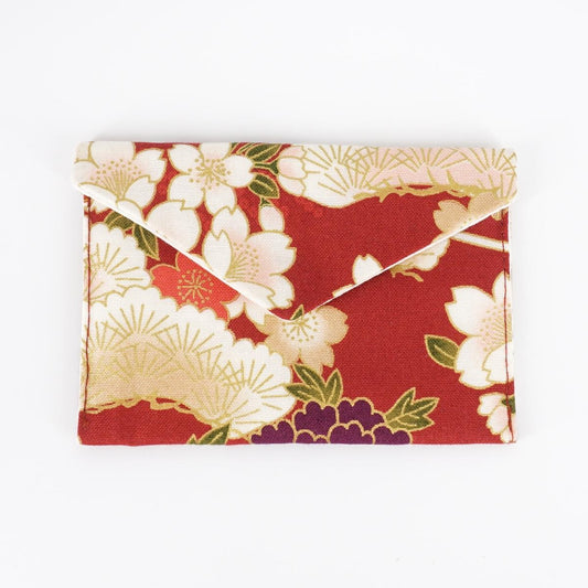 Portacarte FIORI ROSSO