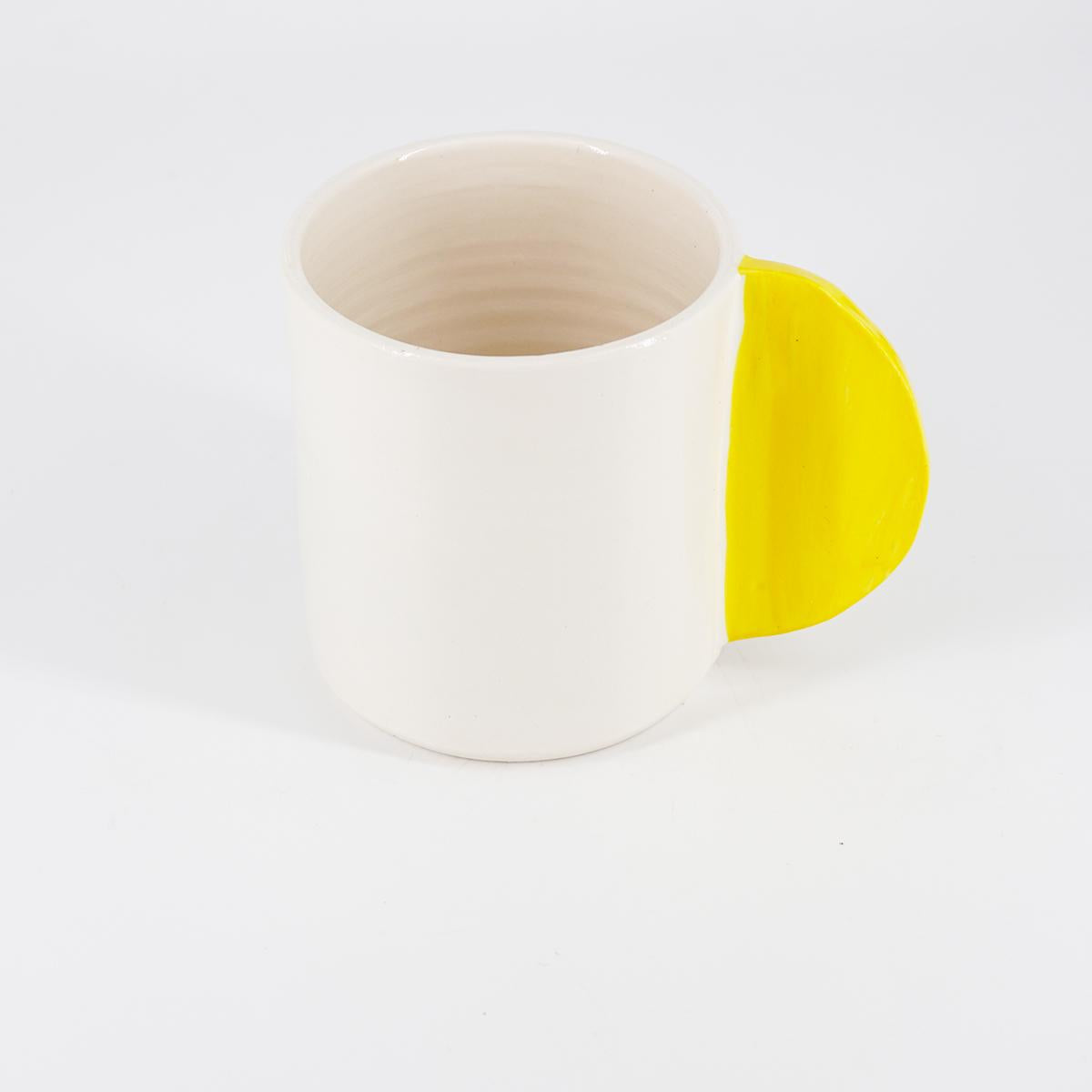 TAZZA TÉ MANICO GIALLO