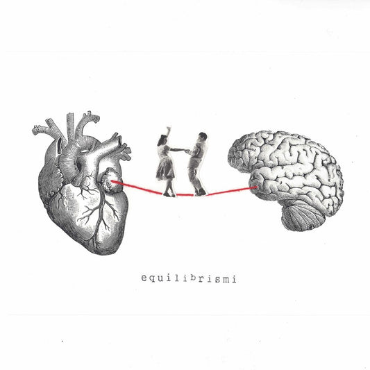 Babel STAMPA EQUILIBRISMI CUORE CERVELLOBALLERINI BIANCO