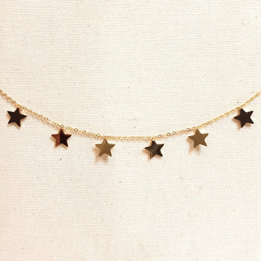 Collana dorata STELLE BIG