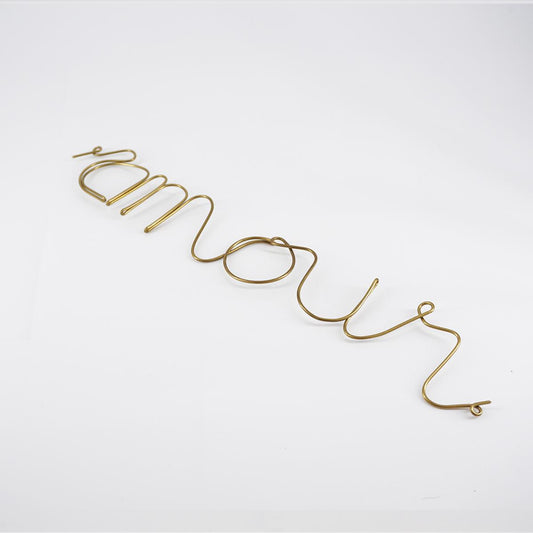 Scritta lineare amour