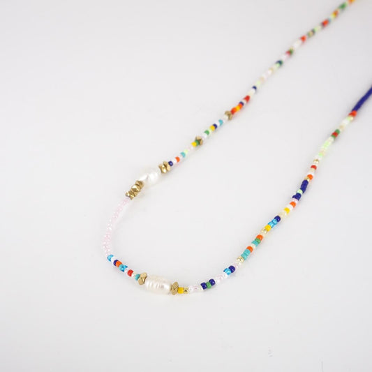 SOPHIE GIOIELLI COLLANA PERLINE MULTICOLOR PERLEDUE PERLE