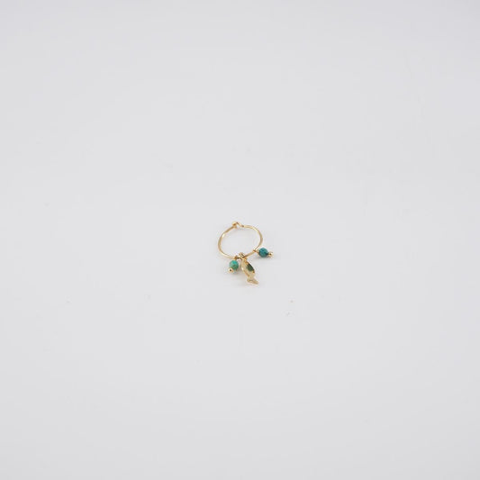 Orecchino pesce + pietre ORECCHINO PESCE+PIETRE  Niani 