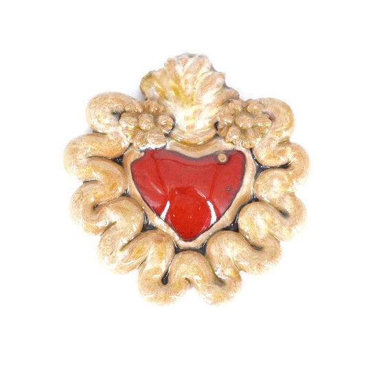 Ex voto mini tubo beige/rosso EXVOTO MINI TUBO BEIGE/ROSSO FRATANTONI 