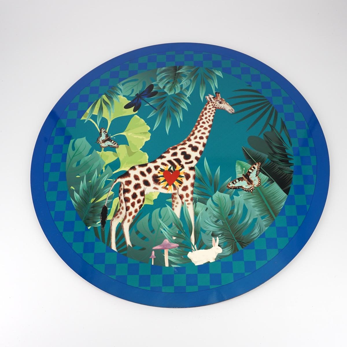 SOTTOPIATTO TONDO GIRAFFA