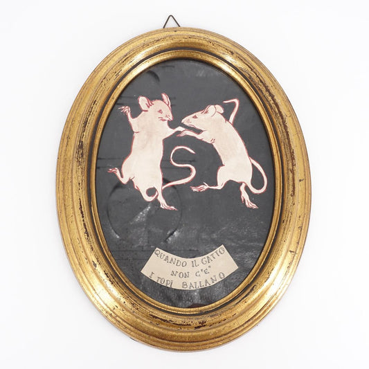 Quadretto QUANDO IL GATTO NON C'E' M