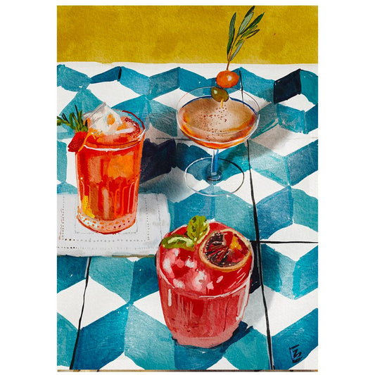 Stampa digitale Aperitivo 30X42 CM STAMPA DIGITALE 30X42 APERITIVO EKATERINA ZAGORSKA 