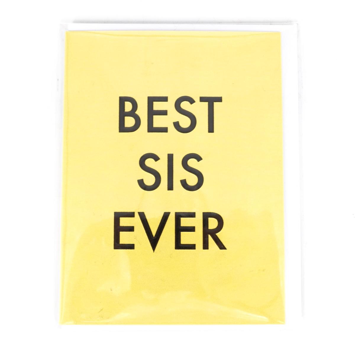 CARD BEST SIS EVER CARD BEST SIS EVER  BLUEQ 