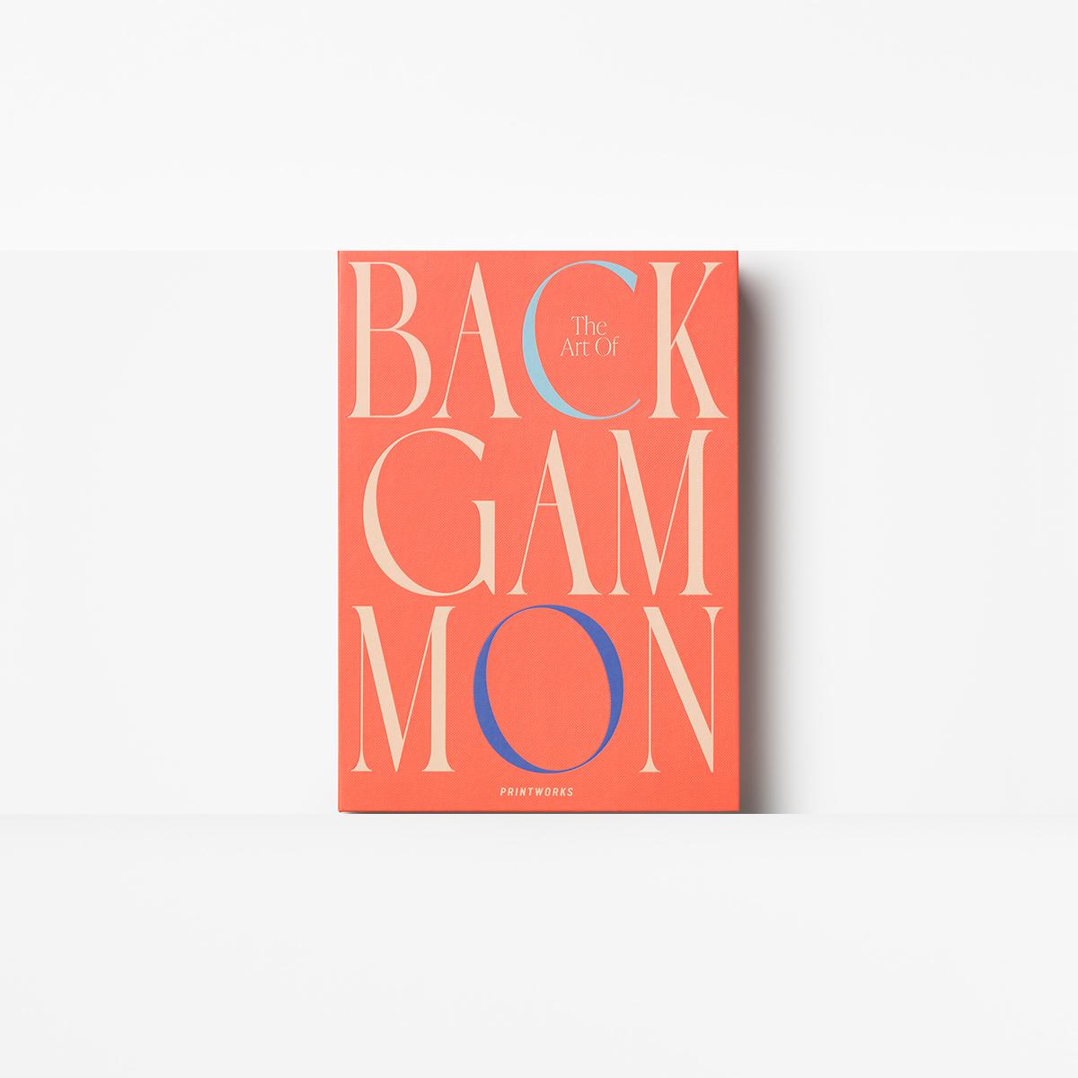 Gioco da Tavolo BACKGAMMON BACKGAMMON ROSSO PRINTWORKS 