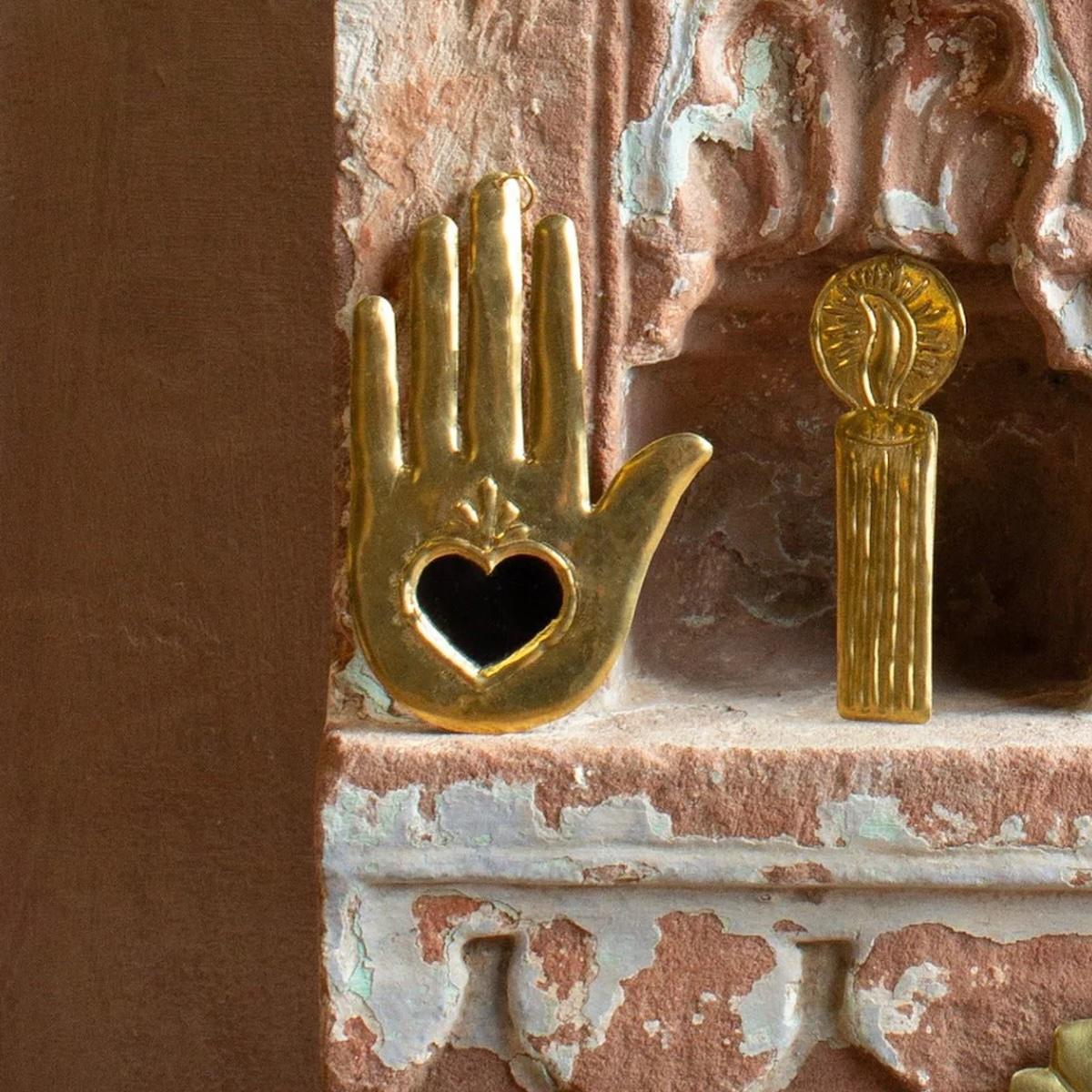 Specchio MANINA EXVOTO SPECCHIO MANINA  DE WELDAAD 