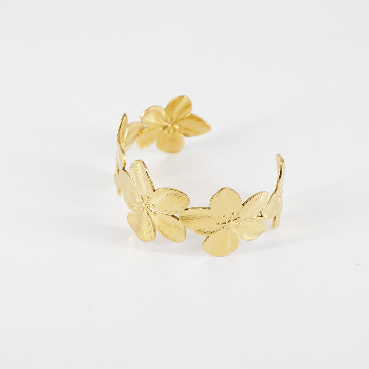 BRACCIALE RIGIDO FIORI
