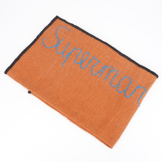 Tovaglietta ricamata SUPERMAN brick RICAMO SUPERMAN L BRICK TERESA 