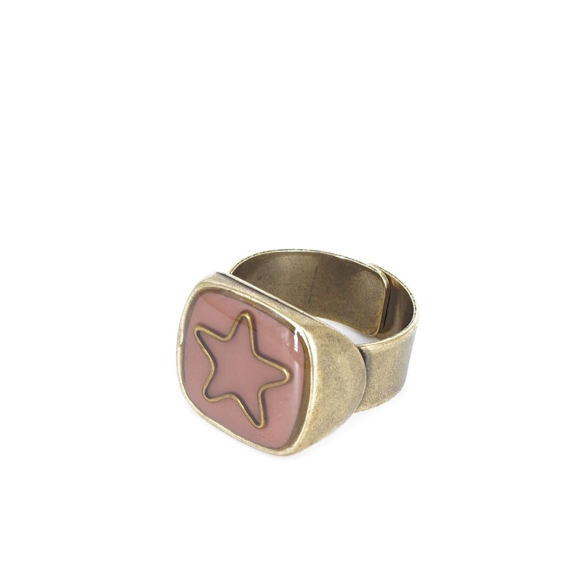 ANELLO STELLA ROSA CIPRIA ANELLO STELLA ROSA CIPRIA UNIQUE UNCONVENTIONAL DETAILS 