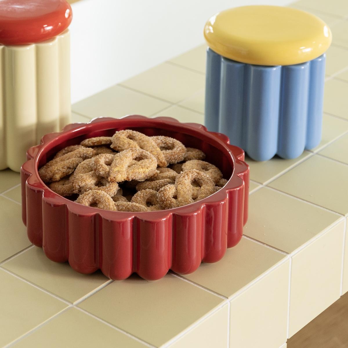 Barattolo CHARLOTTE LARGE BORDEAUX BARATTOLO CHARLOTTE LARGE BORDEAUX KLEVERING 