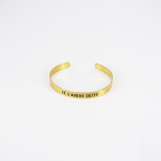 Bracciale fascia sottile TE 'AVEVO DETTO