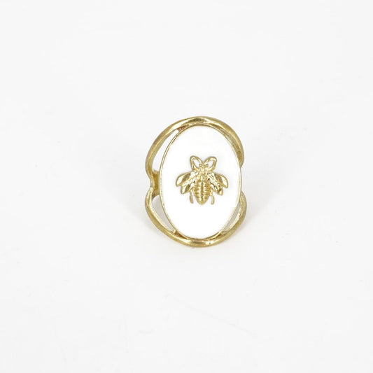 ANELLO APE CAMMEO BIANCO ANELLO APE CAMMEO BIANCO MONDO E COLORI 