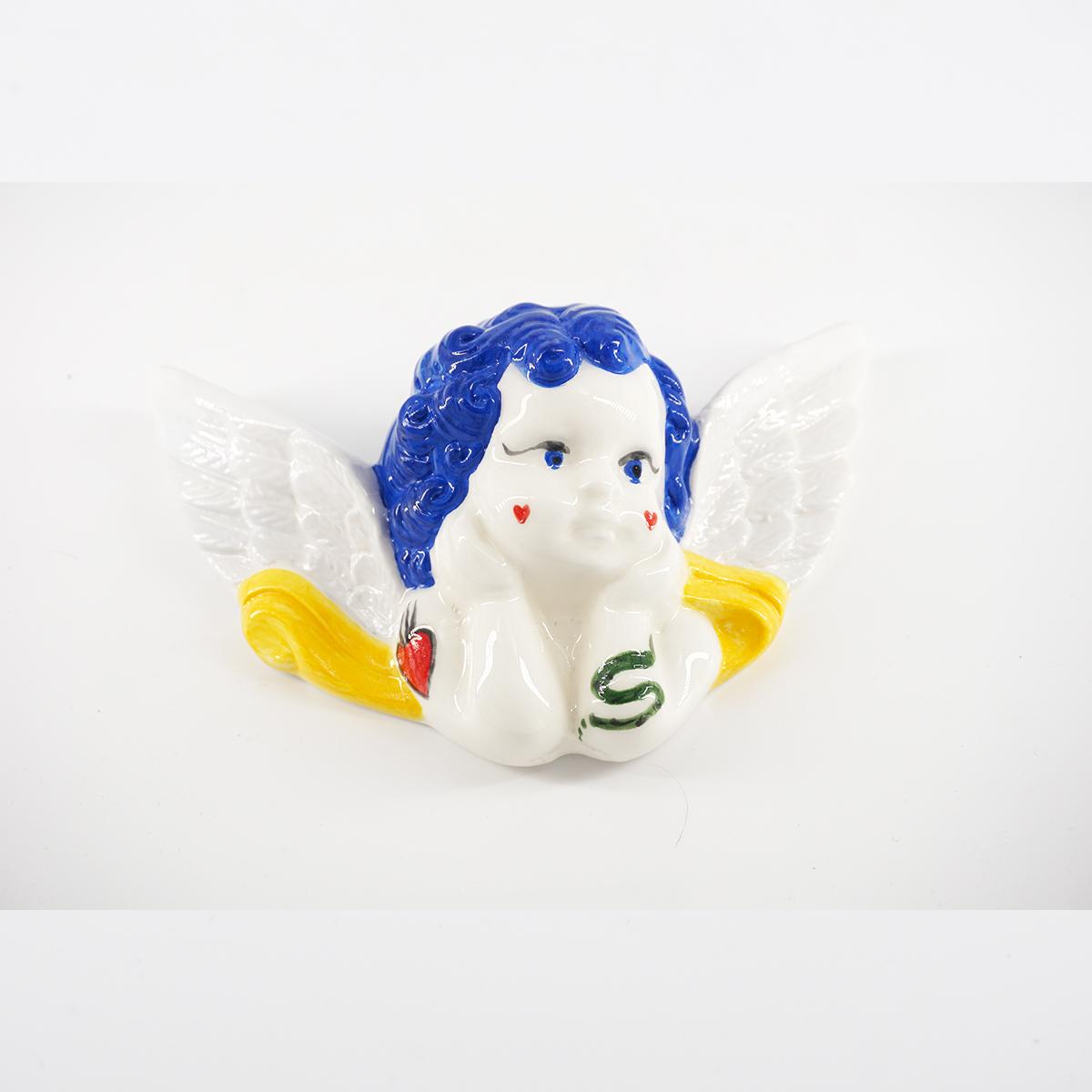 ZENJI CERAMICS ANGELO CAPELLI BLUTATTOO ALI AZZURRE