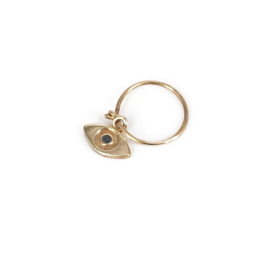 Micro mono hoop occhio nero