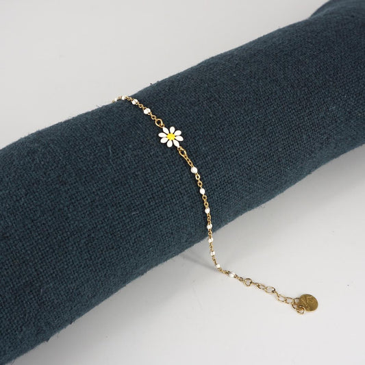 SOPHIE GIOIELLI BRACCIALE MARGHERITA SINGOLABIANCO