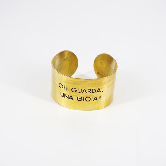 Bracciale fascia alta OH GUARDA, UNA GIOIA!